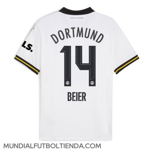 Camiseta Borussia Dortmund Maximilian Beier #14 Tercera Equipación Replica 2024-25 mangas cortas